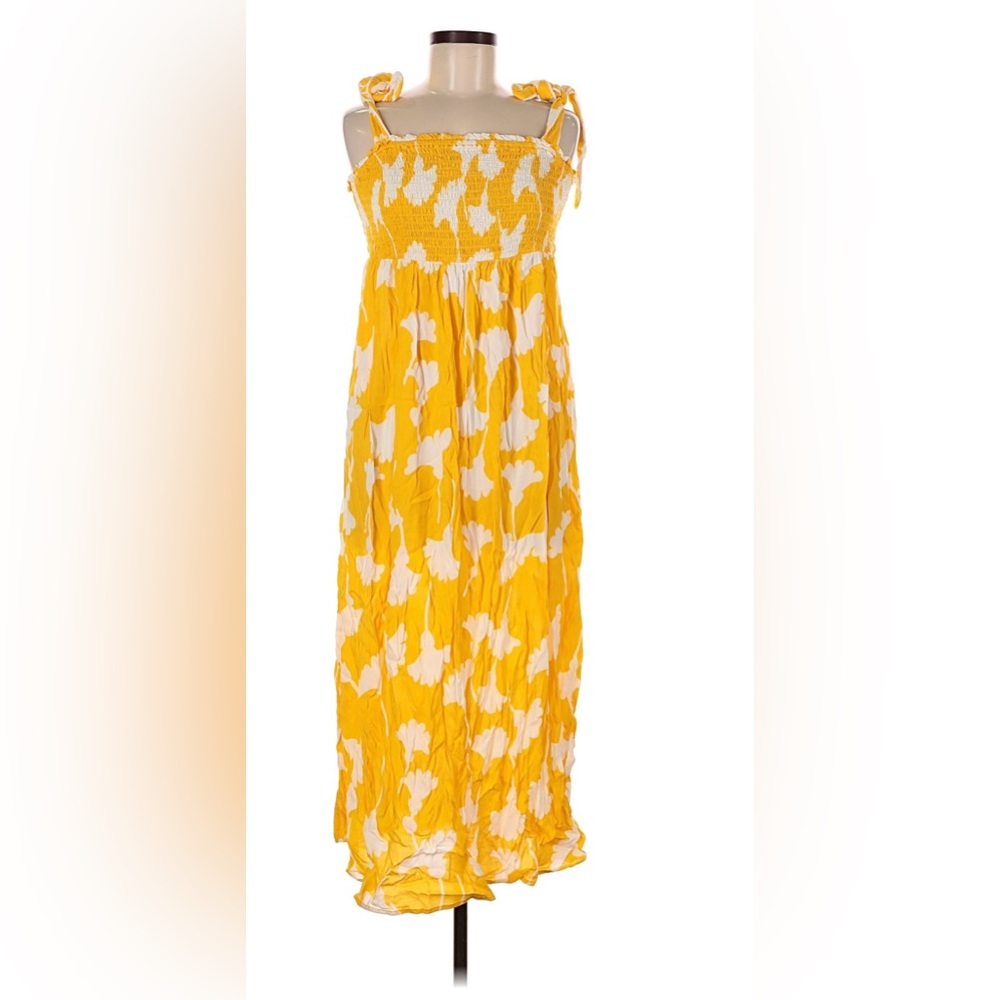 Diane Von Furstenberg for Target Yellow and White Maxi Dress